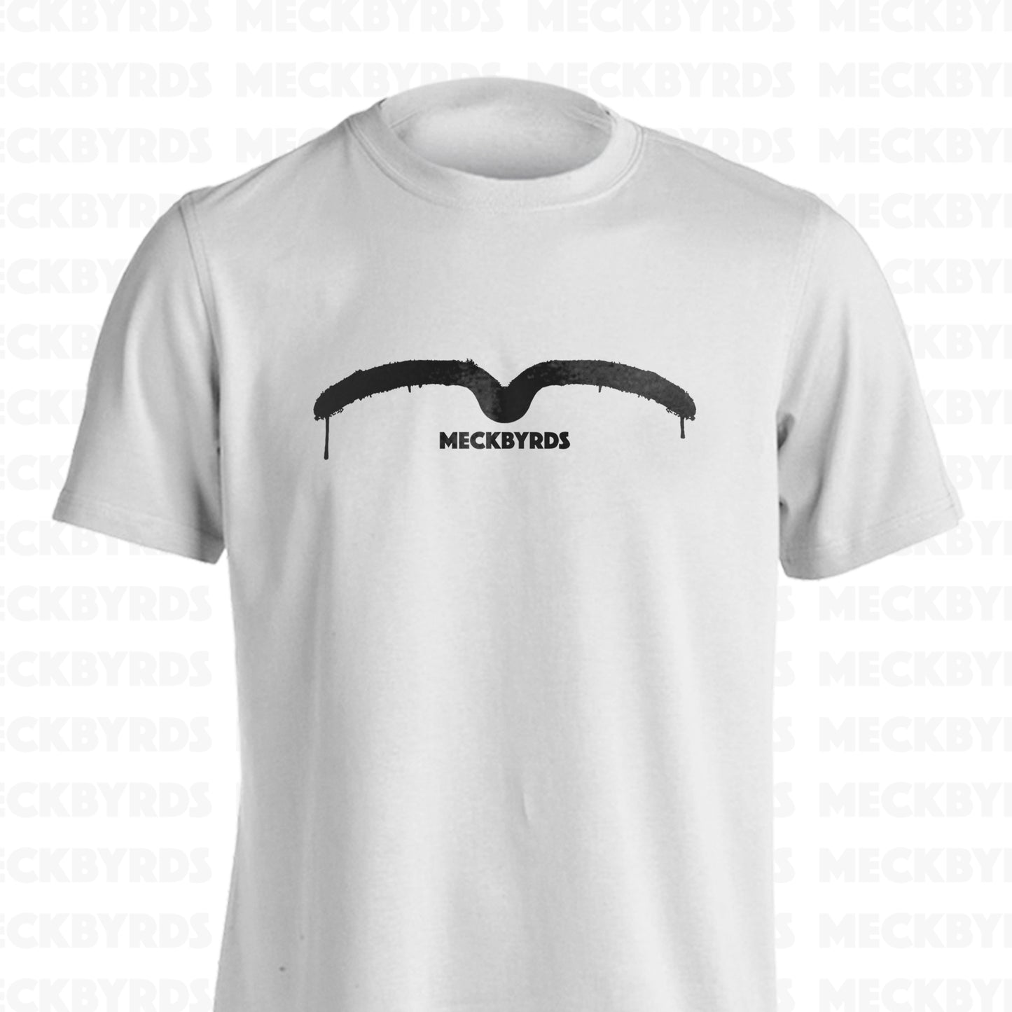 [012]Meckbyrds Gäng Shirt White/ Black